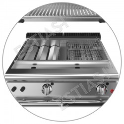 Triple gas grill BARON Q70SG/G123