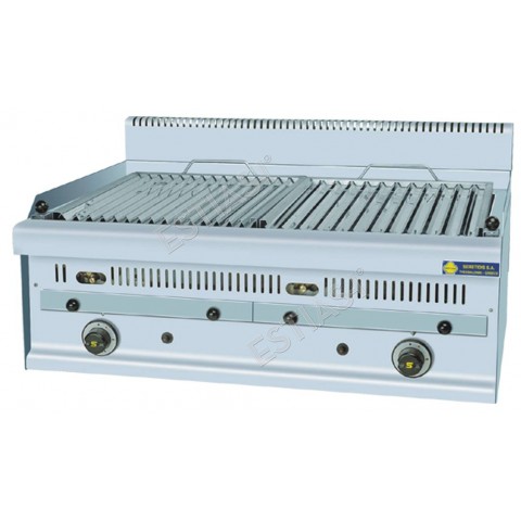 SERGAS GR2 gas grill with lava stone