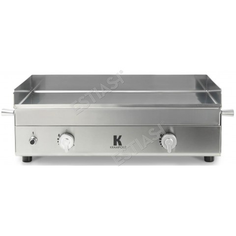 Gas countertop griddle 75cm KRAMPOUZ