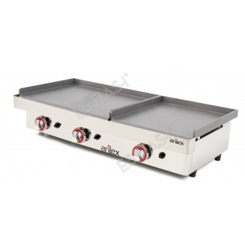 Double gas griddle 60x40+40x40 ARILEX