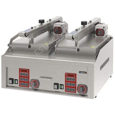Electric Clam contact grill - Semi automatic double
