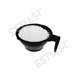 Plastic filter holder