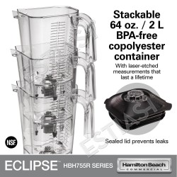 Stackable 1.8Lt container