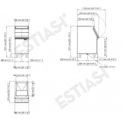 Ice bin 168Kg SB322 SCOTSMAN