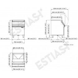 Ice bin 181Kg SB393 SCOTSMAN