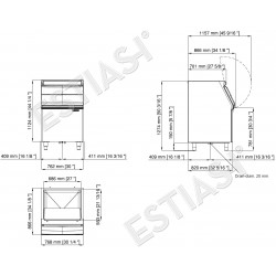 Ice bin 243Kg SB530 SCOTSMAN