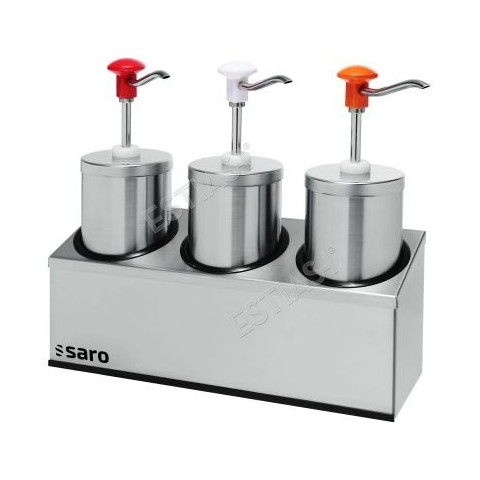 Sause dispenser 3x2,25Lt SARO