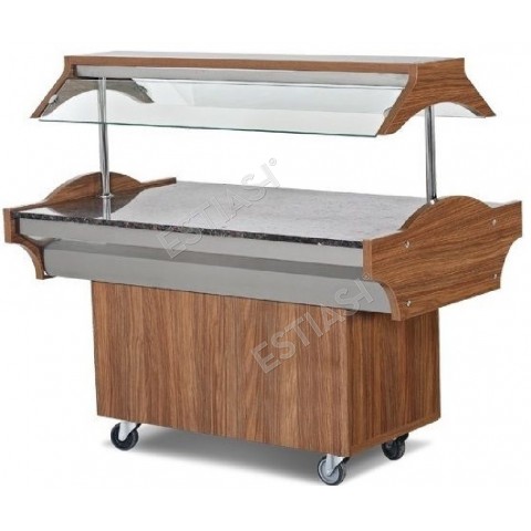 Neutral salad bar 155cm