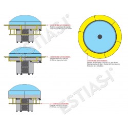 Plan for upper and lower holder plate