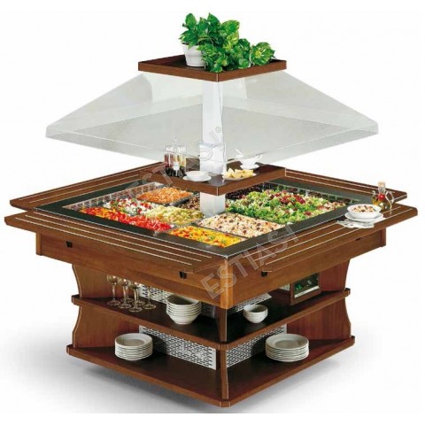 Salad bar Oasi 8 M TECFRIGO