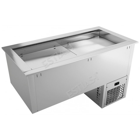 Salad bar ψυχόμενο για 4 GN 147,5εκ εντοιχιζόμενο INFRICO