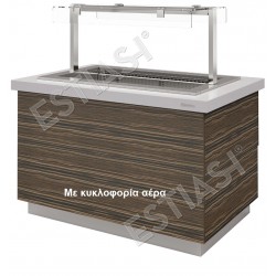 Salad bar ψυχόμενο για 3 GN 140εκ INFRICO