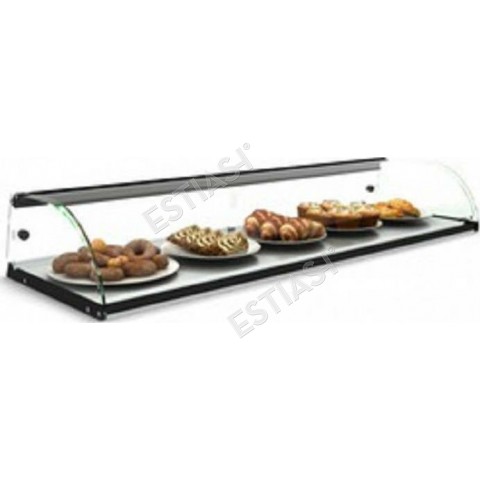 Neutral display case with light 119cm SAYL