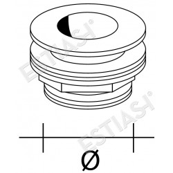 Drain plug  Ø 1”1/2