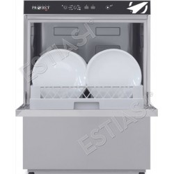 Commercial dishwasher for glasses with built-in water softener & break tank AX 40 PROJECT