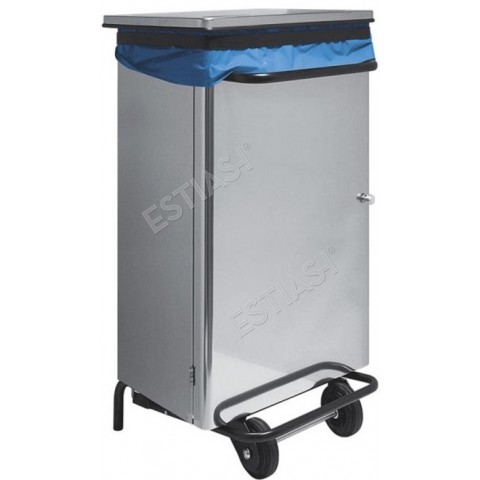 Waste bin 110Lt Metalcarreli