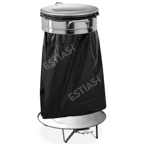 Waste bin for big waste sacks 110Lt Metalcarreli