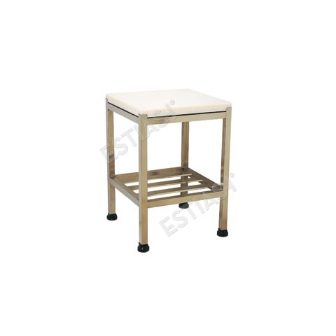 Inox block with polyethylene surface 50x80cm