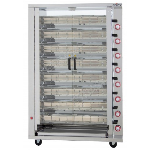 * COPY OF * COPY OF NORTH GASK9 gas chicken grill with 9 spits