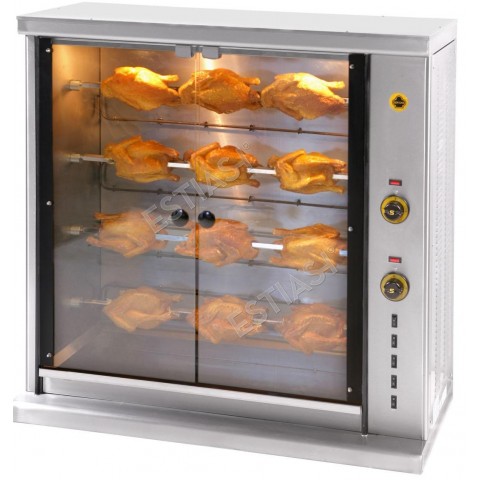 Electric chicken rotisserie with 4 spits SE4 SERGAS