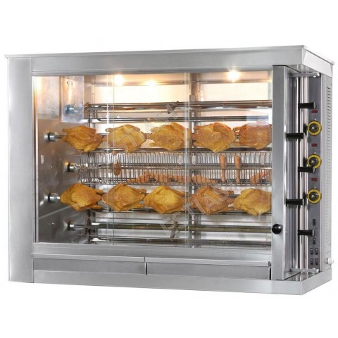 SERGAS KE5 electric chicken grill with 5 spits