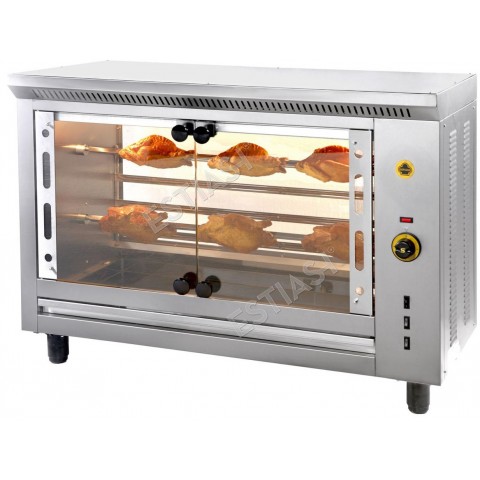SERGAS S2 electric chicken grill with 2 spits