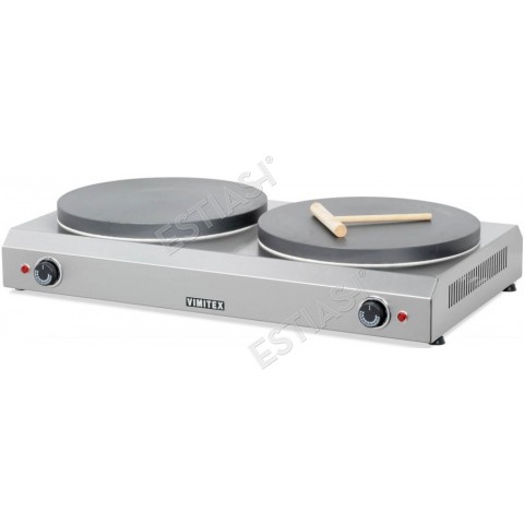 Electric double crepe maker 40cm VIMITEX