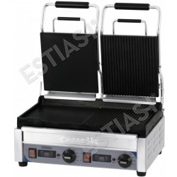 Upper - Lower smooth grill plate / Upper - Lower smooth grill plate