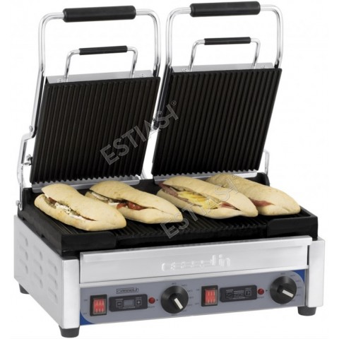 Commercial double panini grill 