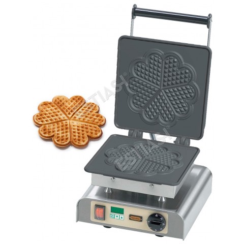 Commercial waffle maker big heart NEWMARKER
