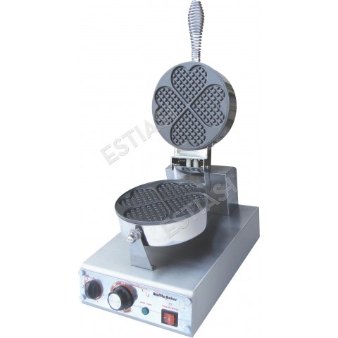 Commercial heart waffle maker
