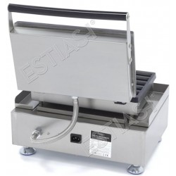 Commercial waffle maker for churros