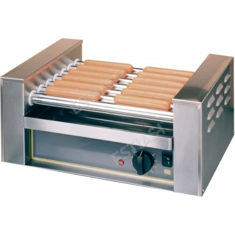 Hot dog roller grill with 7 rollers Roller Grill