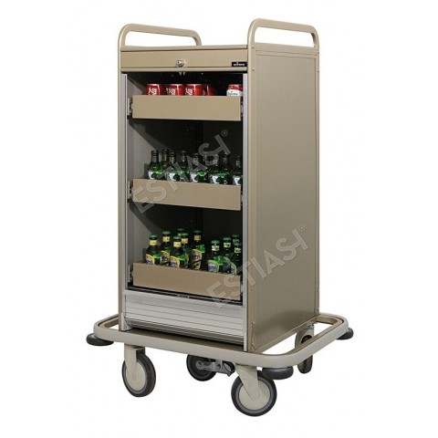 * COPY OF Plastic tray & silverware cart