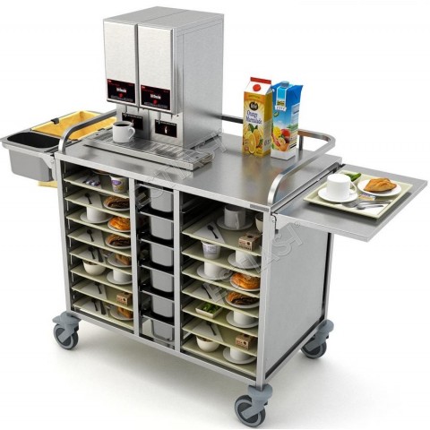 Breakfast distribution trolley 100cm