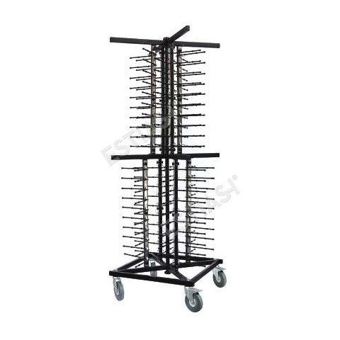 Mobile plate trolley 80 plates