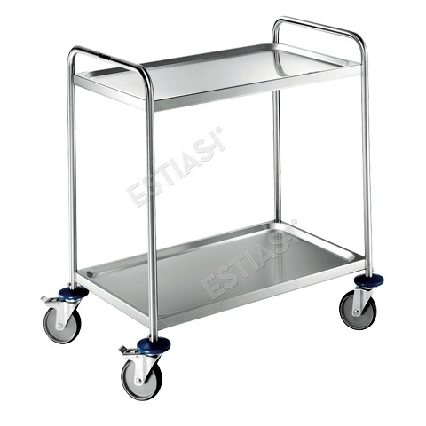 2-deck inox cart
