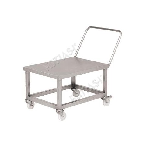 Trolley inox tall