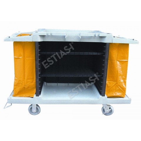 Maid trolley with 2 bags