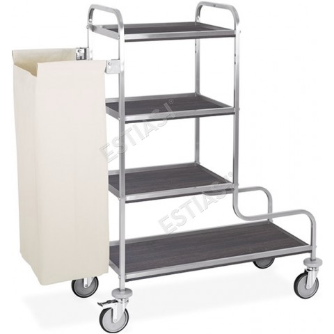 Maid trolley with 1 bag METALCARRELLI