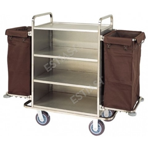 Maid trolley with 2 bags