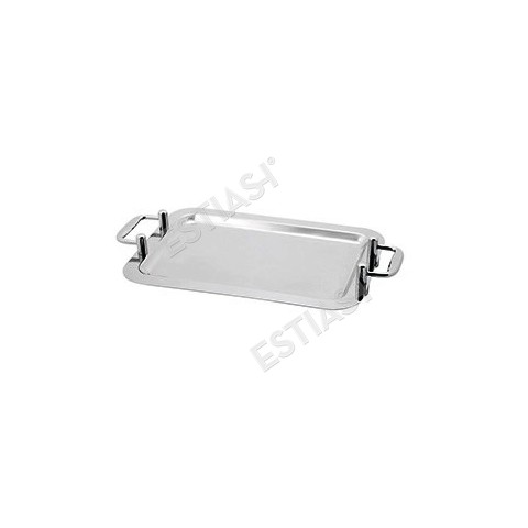 Stainless steel tray 57x32 with handles
