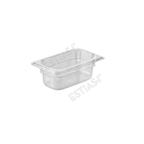 Gastronorm polycarbonate 1/9