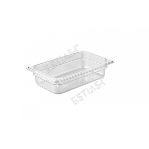 Gastronorm polycarbonate 1/4