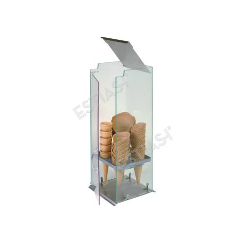 5 cones Ice cream cone cabinet