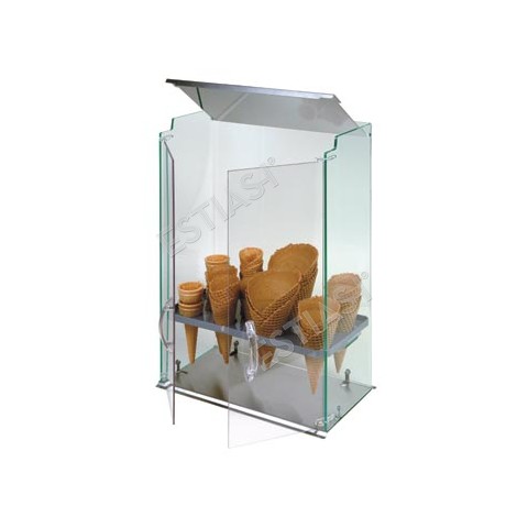 10 cones Ice cream cone cabinet