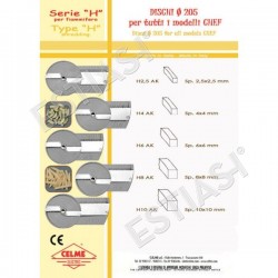 Julienne disc 10x10mm H10 for cutter CELME