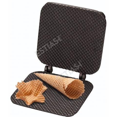 Πλάκα Waffoeis για χωνάκια και μπολάκια παγωτού για THERMOCOOK