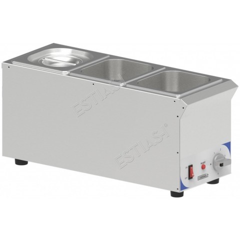 Bain-marie for sauce 3 x GN 1/6