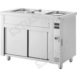 Heated cabinet